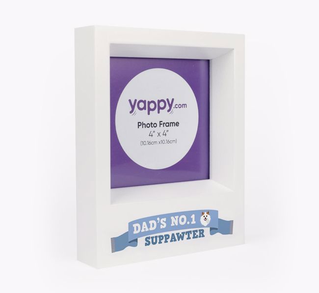 Dad's No.1 Suppawter: Personalised {breedFullName} Photo Frame